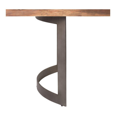 Bent Dining Table Extra Small Smoked - Al Rugaib Furniture (4583148978272)