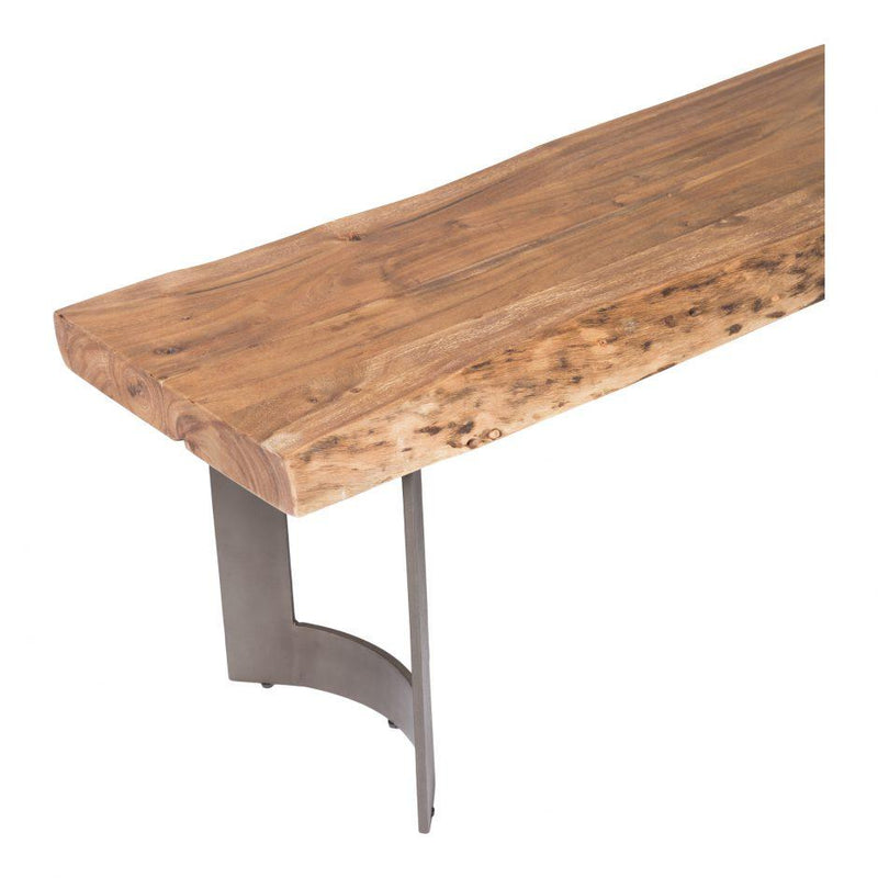 Bent Bench Extra Small Smoked - Al Rugaib Furniture (4583189676128)