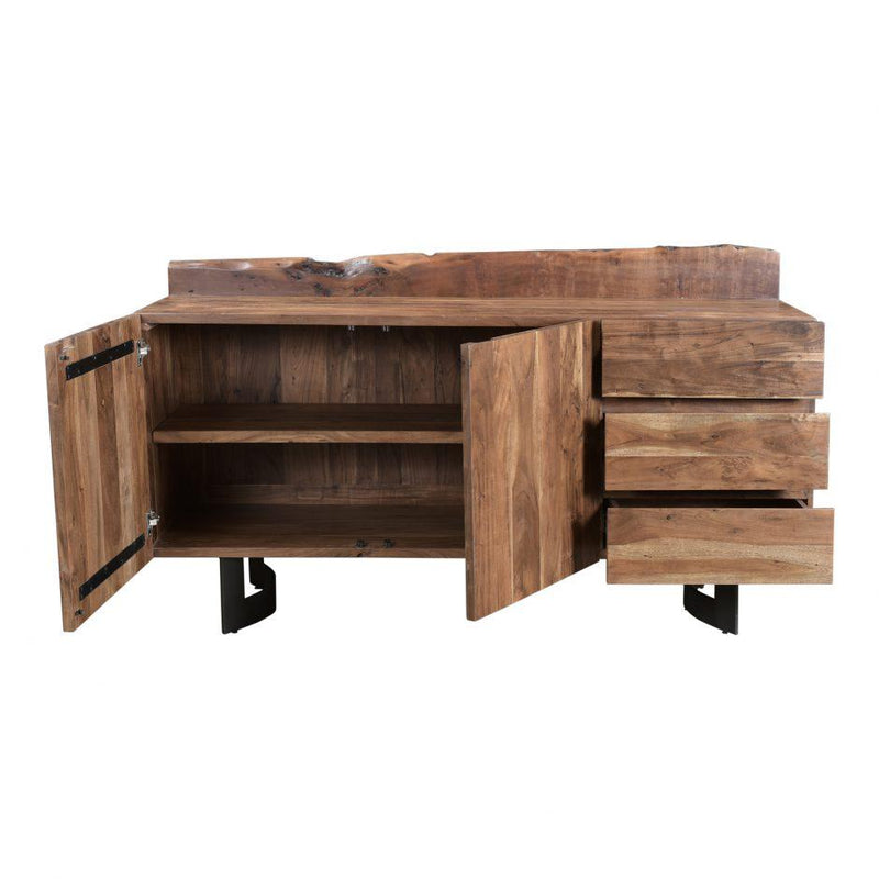 Bent Sideboard Smoked - Al Rugaib Furniture (4568059084896)
