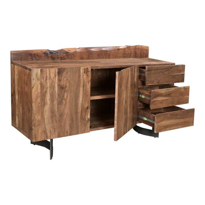 Bent Sideboard Smoked - Al Rugaib Furniture (4568059084896)