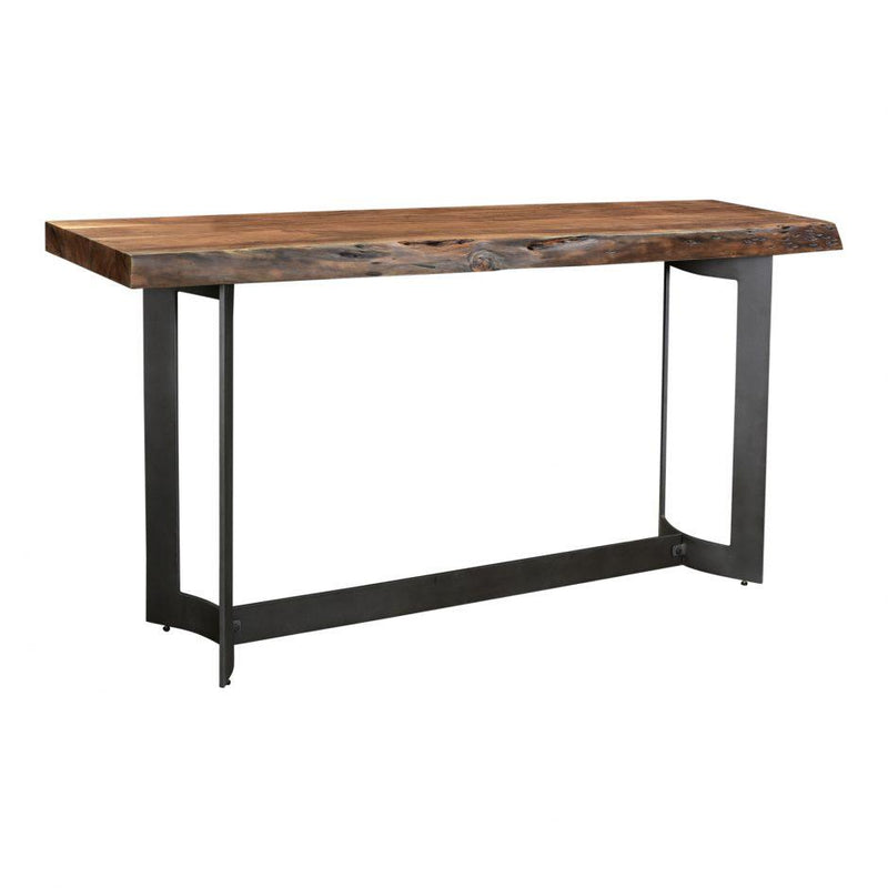 Bent Console Table Smoked - Al Rugaib Furniture (4583183581280)