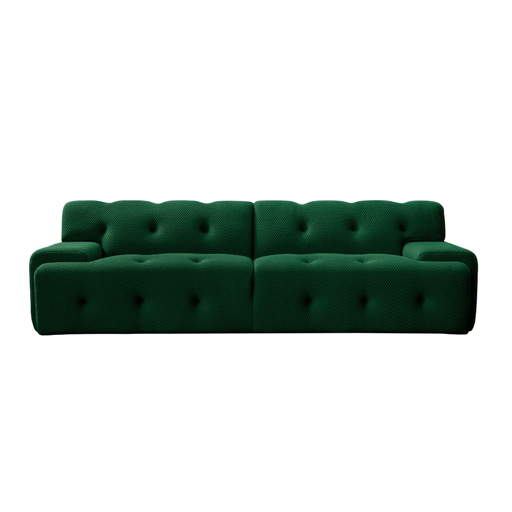 Verdite Dark Green 3 Seater Sofa Sofas & Loveseats| Roots Furniture