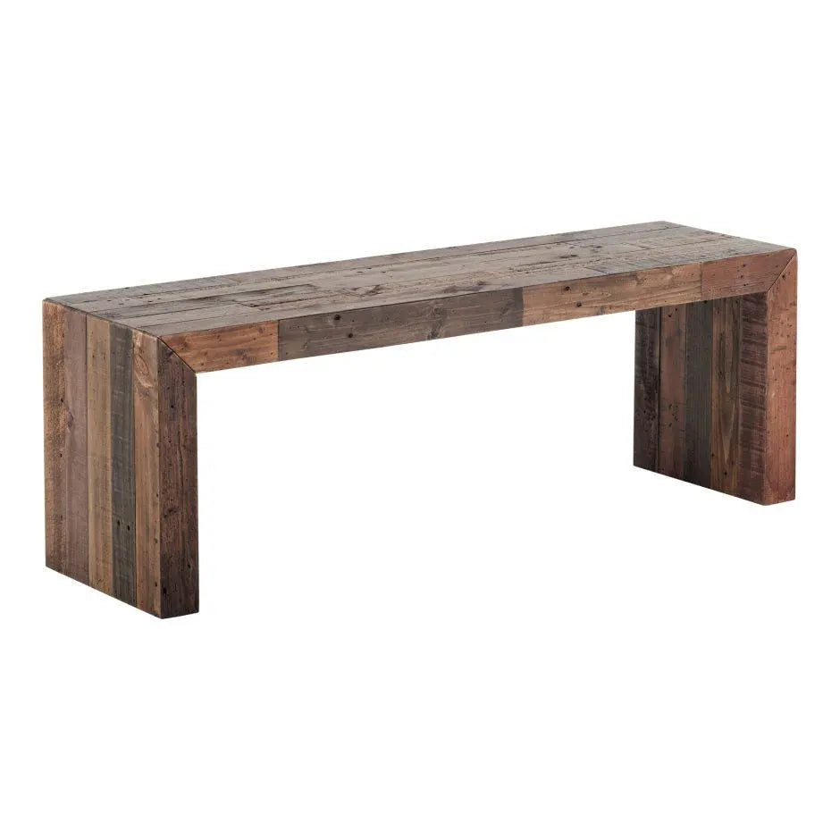 Vintage Bench Small Light Brown Dining Benches| Moe's Home