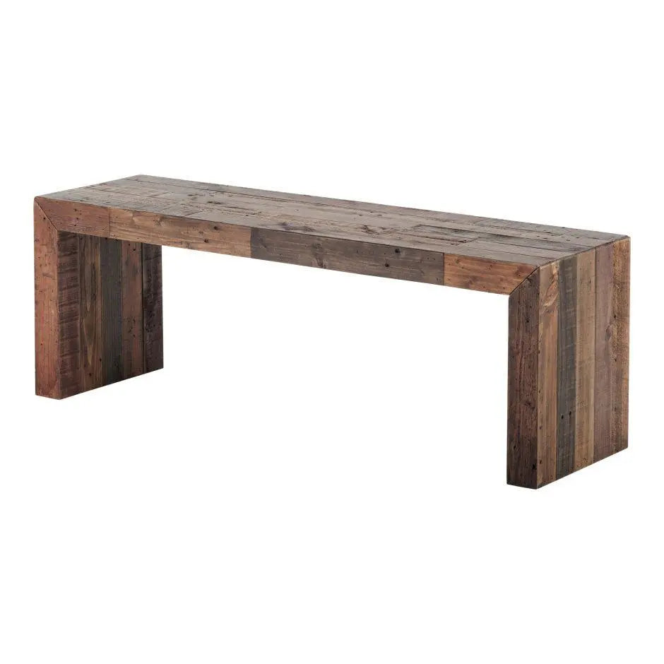 Vintage Bench Small Light Brown Dining Benches| Moe's Home