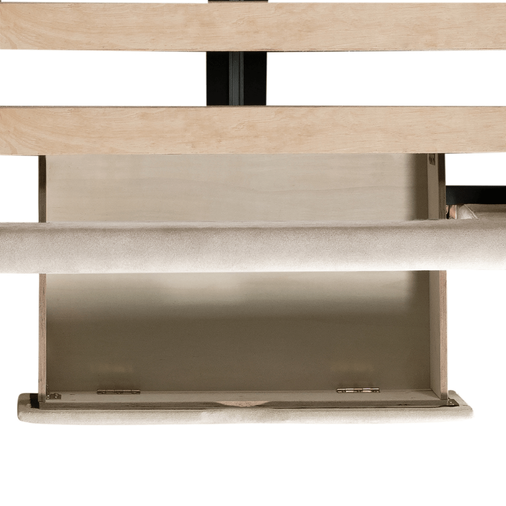 Waldorf Storage Bed Boulder Sand Beds| Roots Furniture
