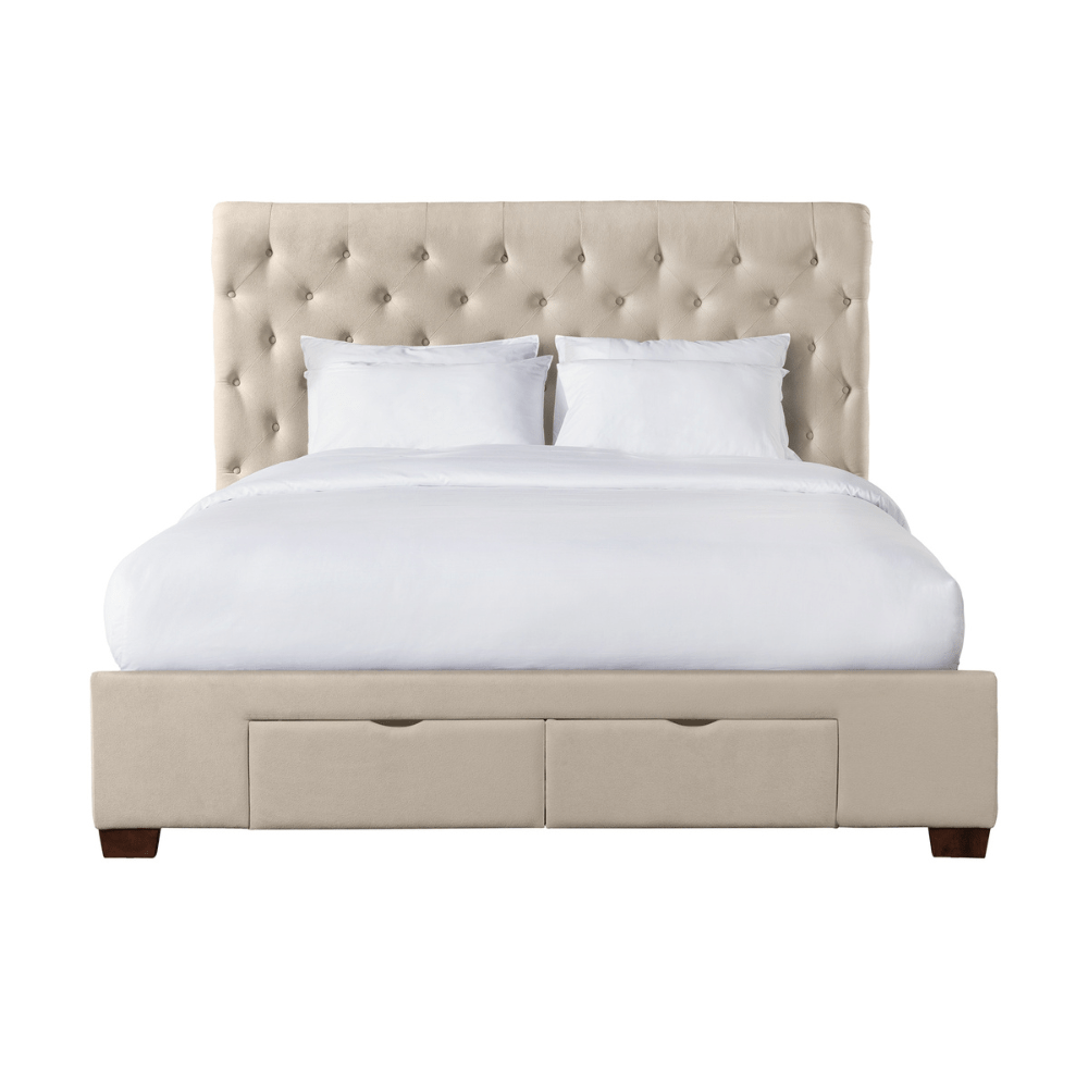 Waldorf Storage Bed Boulder Sand Beds| Roots Furniture