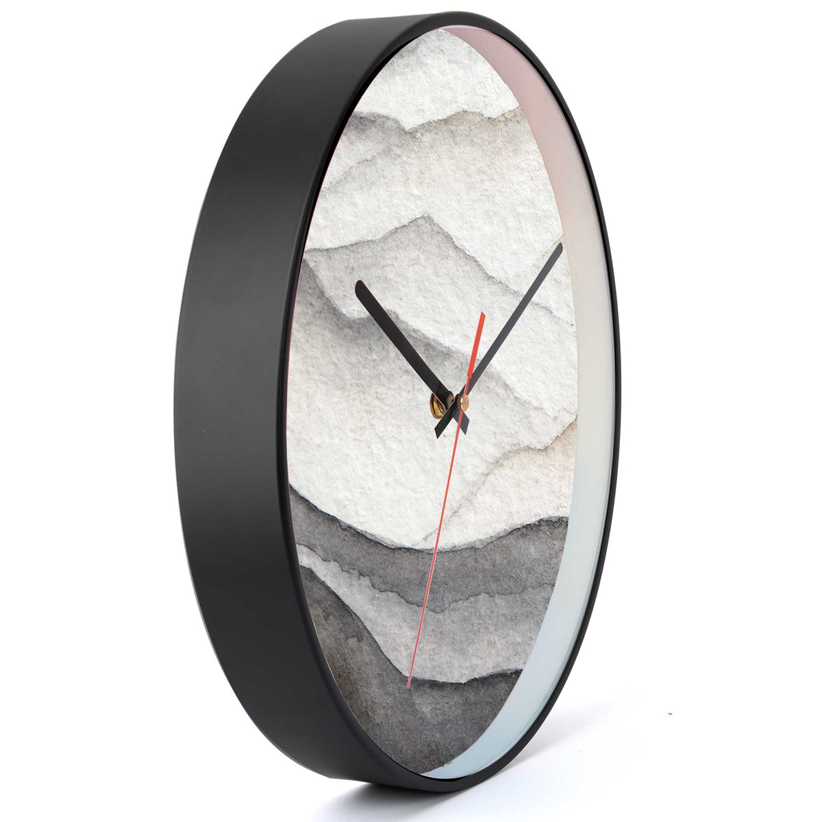 Wall Clock Decorative waved Battery Operated -LWHSWC30B-C3 Clocks| LOWHA