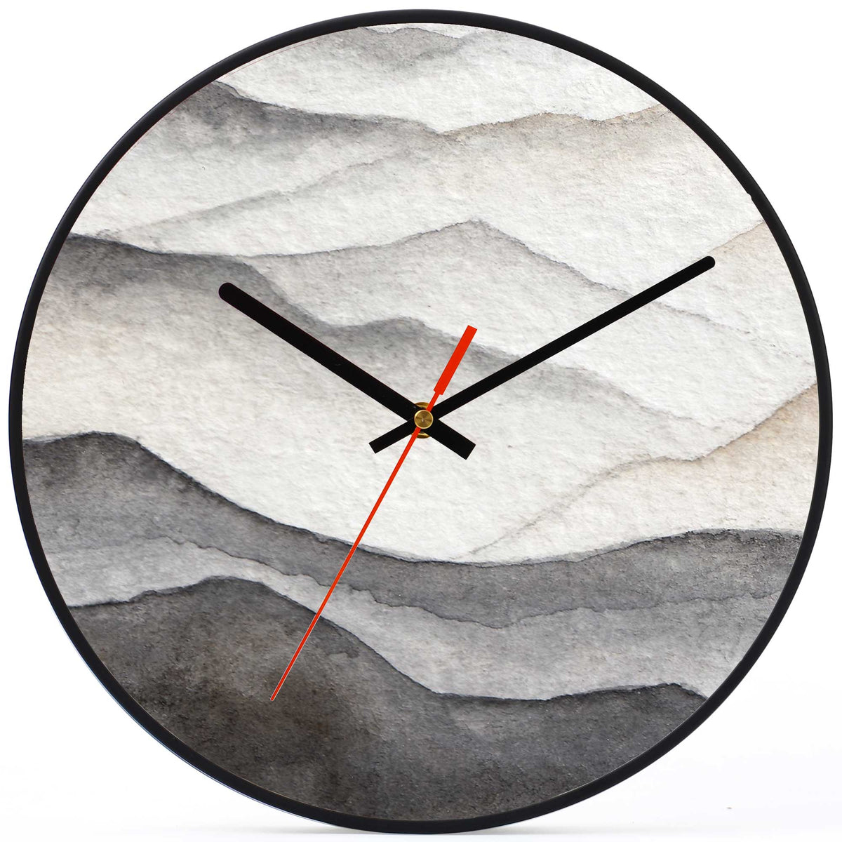 Wall Clock Decorative waved Battery Operated -LWHSWC30B-C3 Clocks| LOWHA
