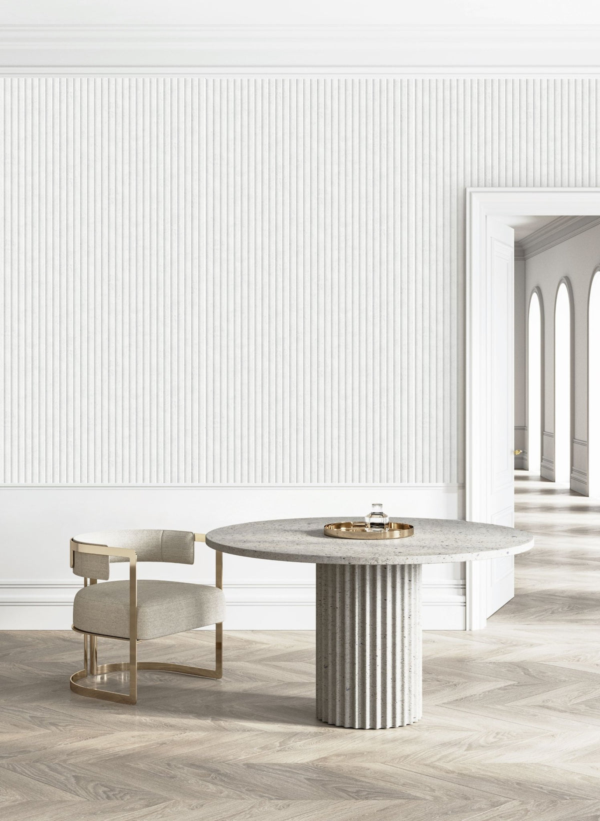 Wallpaper Roll 1.06mt (width) X 15.6mt (Length) Wallpaper| Roots Furniture