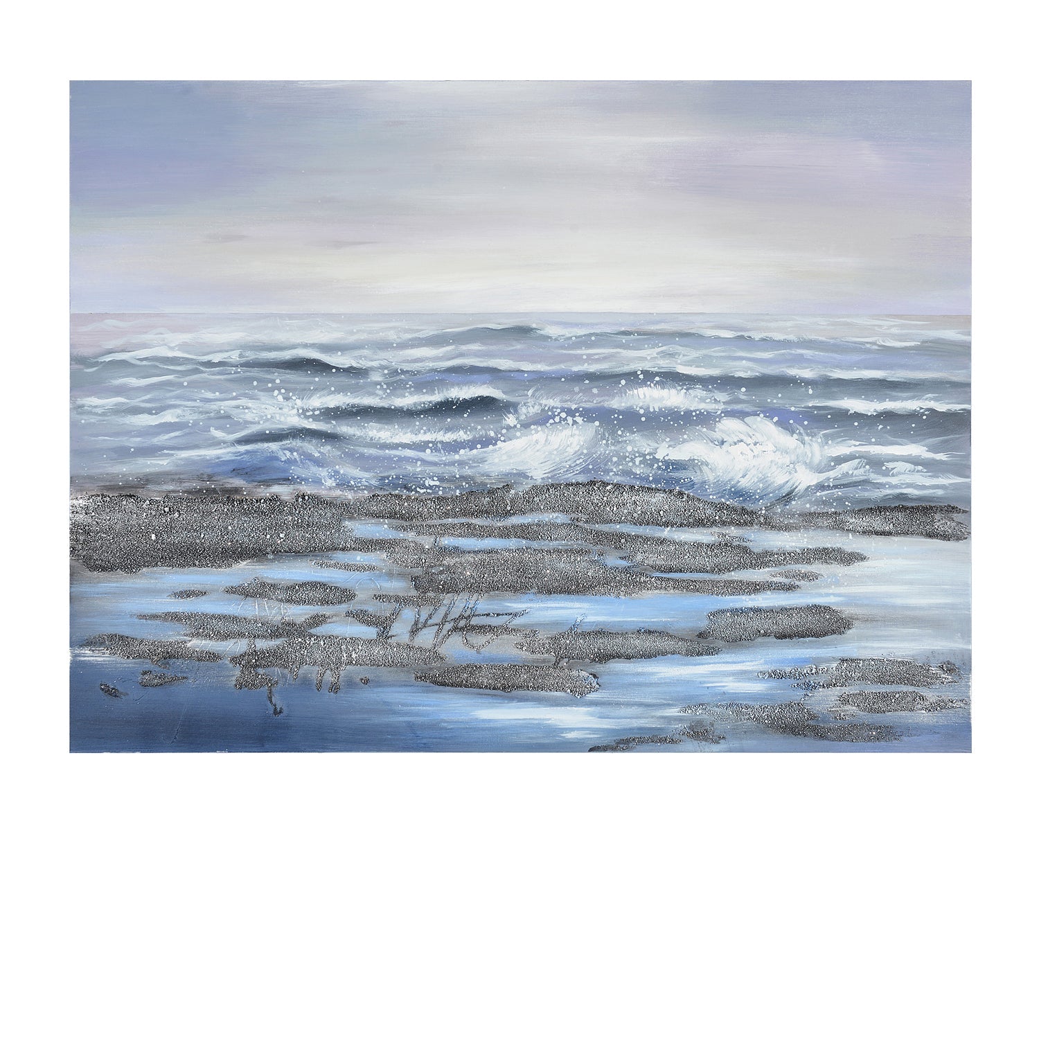 Waves Wall Painting Wall Art| Crestview