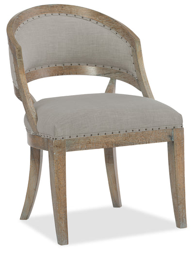 Garnier Barrel Back Chair - 2 per carton/price ea - Al Rugaib Furniture (4688791961696)