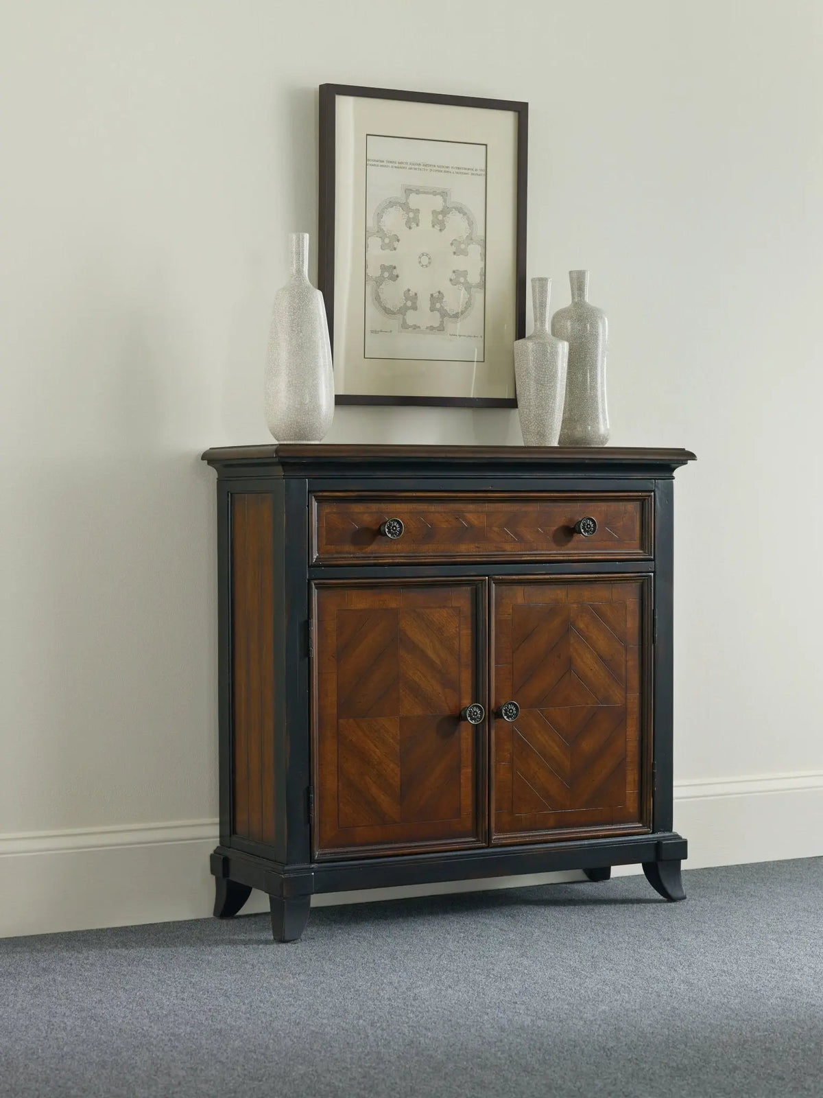 Wingate One-Drawer Two-Door Chest Cabinets & Chests| Hooker