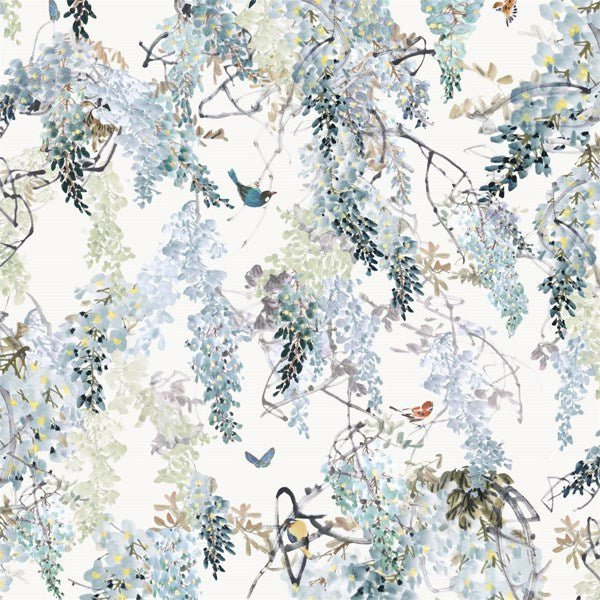 Wisteria Falls Panel A Wallpaper| Sanderson Group
