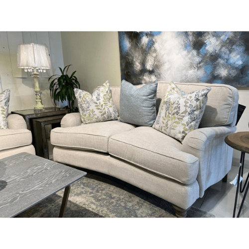 WOOD FRAME UPHOLSTERED BEIGE LOVESEAT KD / KD Sofas & Loveseats| Magnussen