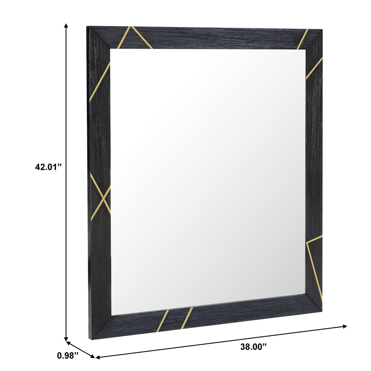 Wood & Metal Inlay Mirror Mirrors| Hooker