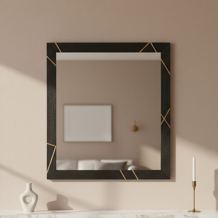 Wood & Metal Inlay Mirror Mirrors| Hooker