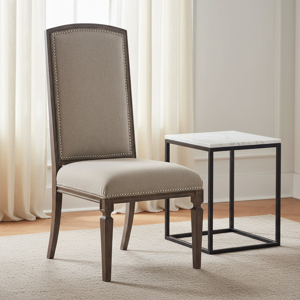 Woodlands Arched Upholstered Side Chair - 2 per carton/price ea Chairs| Hooker