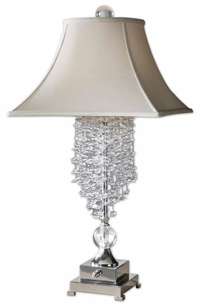 Fascination Ii Silver Table Lamp (6589683531872)