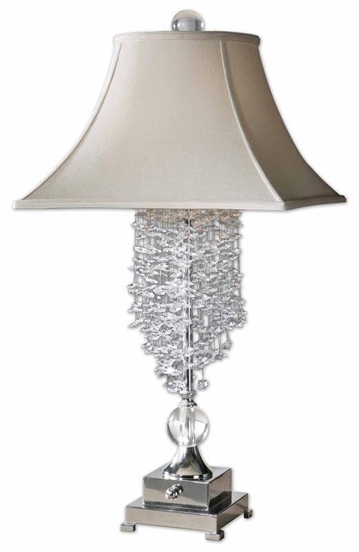 Fascination Ii Silver Table Lamp (6589683531872)