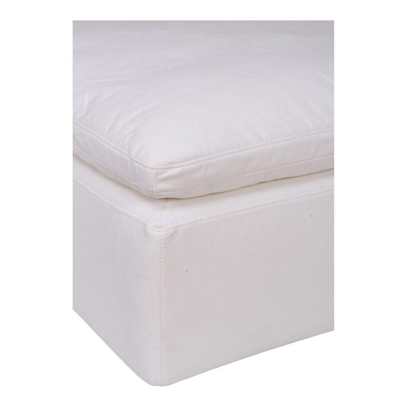Clay Ottoman Livesmart Fabric Cream - Al Rugaib Furniture (4583261896800)