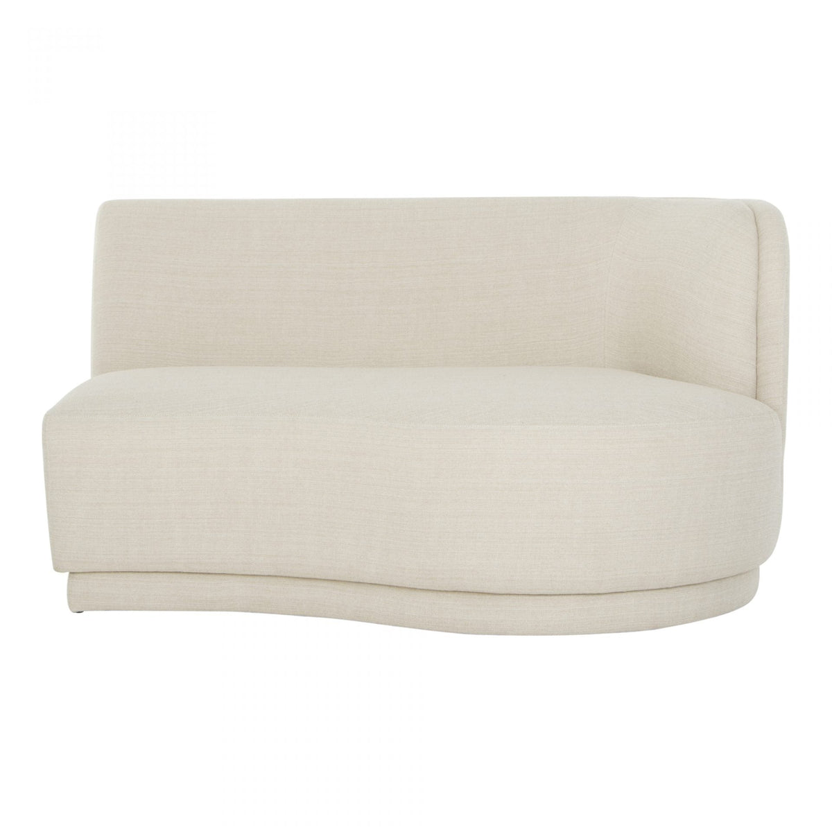 Yoon 2 Seat Sofa Right Sweet Cream Sofas & Loveseats| Moe's Home