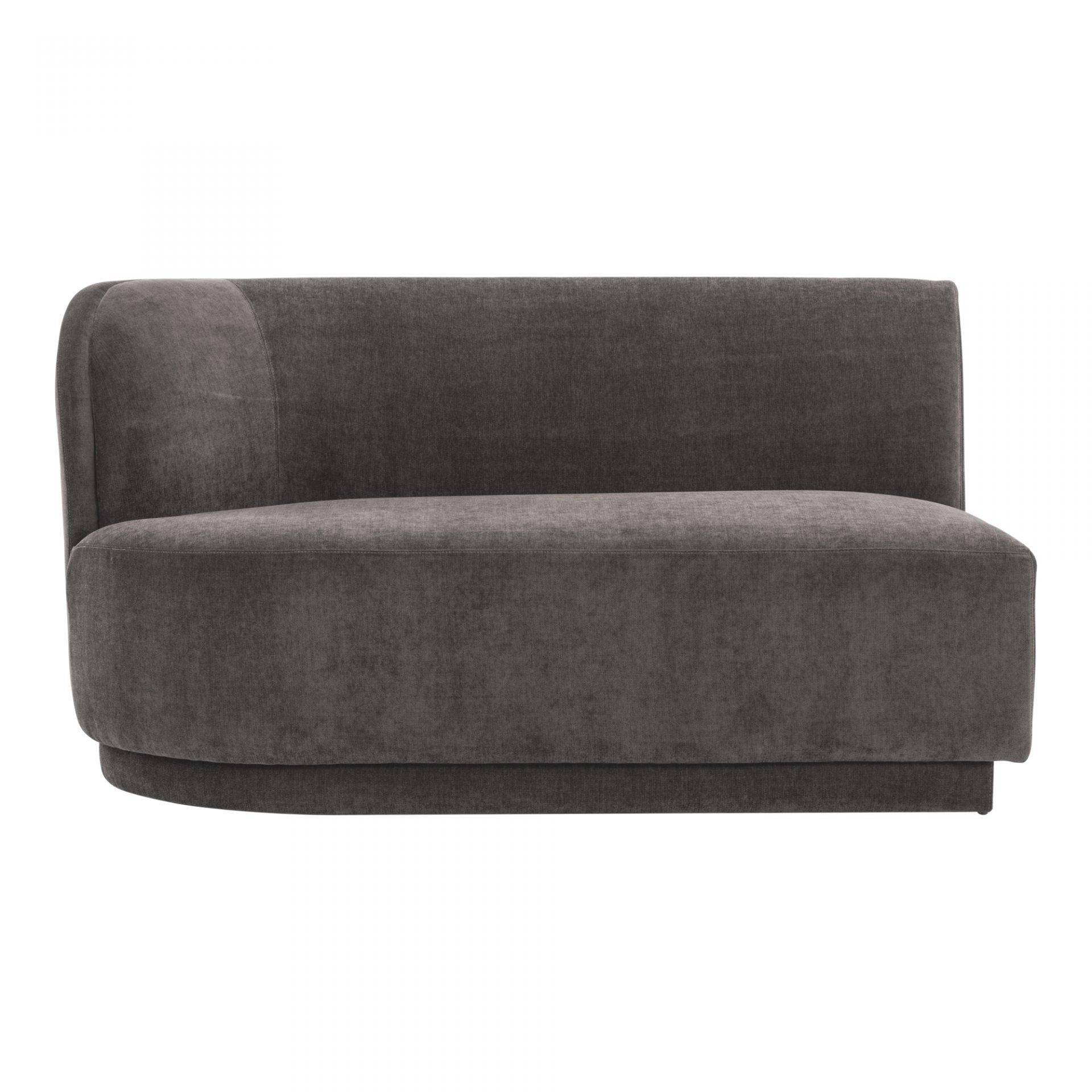 Yoon Chaise Left Umbra Grey Sofas & Loveseats| Moe's Home