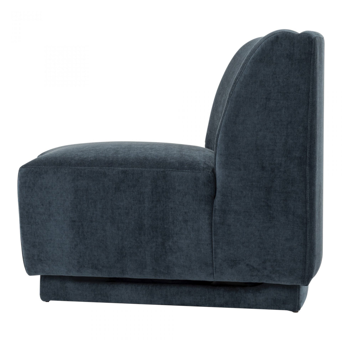 Yoon Slipper Chair Nightshade Blue Sectionals| Moe's Home