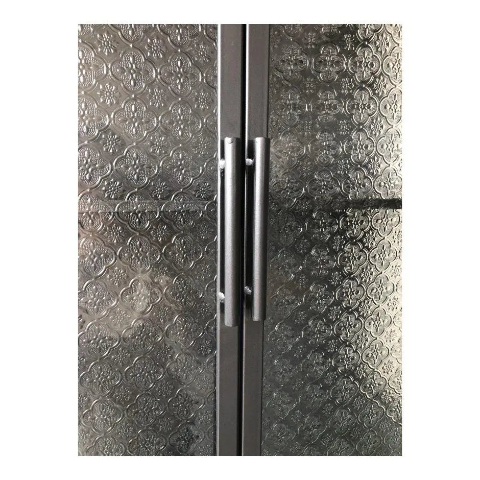 Zakk Metal Cabinet Black Bookcases| Moe's Home