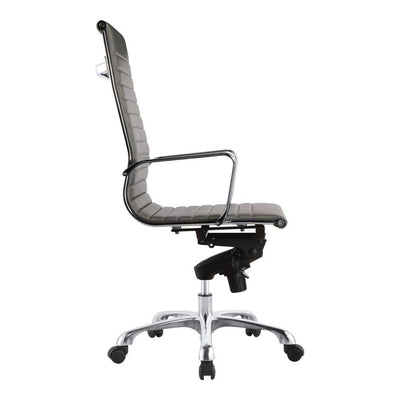 Omega Swivel Office Chair High Back Black - Al Rugaib Furniture (4583200784480)